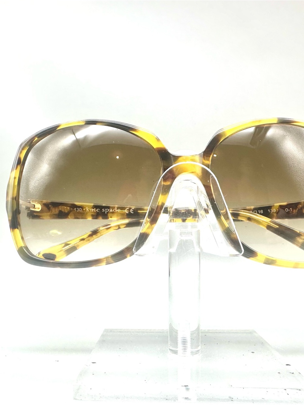 Kate Spade Aspen/S Tortoise Shell Oversized Square Sunglasses Brown Gradient DT1